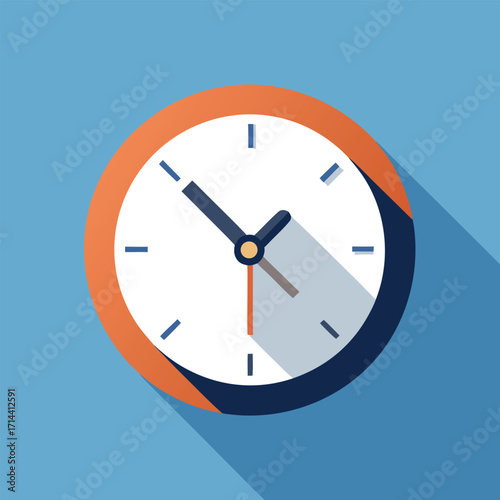 Minimalist flat design illustration of a brick wall