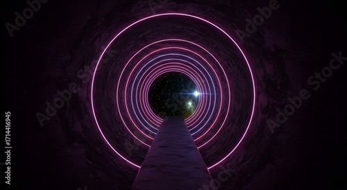 Cosmic Tunnel Portal