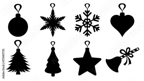 Elegant diamond earrings vector with gold holiday decoration silhouette