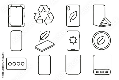 Color buttons sustainable style design icon cover phone tactile vector lightweight palette