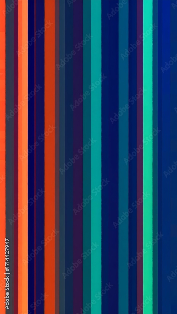 Obraz premium Vibrant vertical stripes