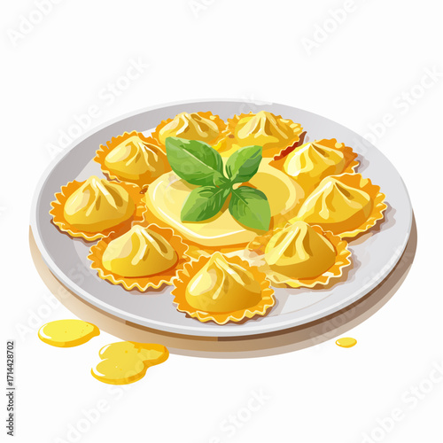 Kürbisravioli mit Salbeibutter