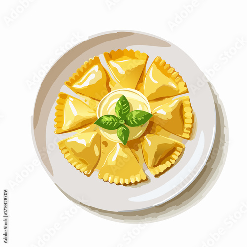 Kürbisravioli mit Salbeibutter