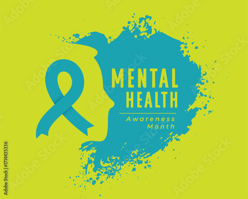mental health care campaign background design