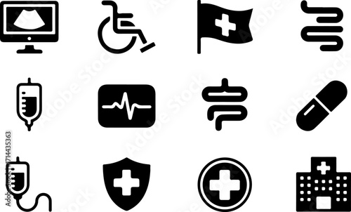 Medical Icons A Comprehensive Set of Healthcare Symbols