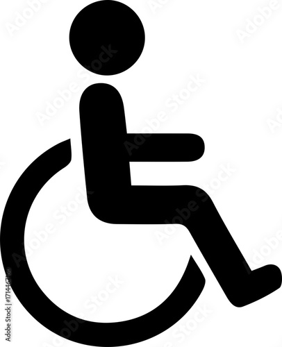 Wheelchair Accessibility Icon – Disability Symbol Vector