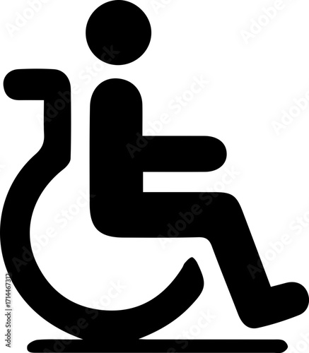 Wheelchair Accessibility Icon – Disability Symbol Vector