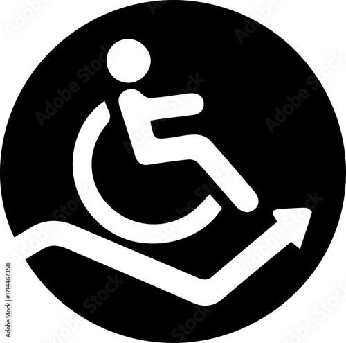 Wheelchair Accessibility Icon – Disability Symbol Vector