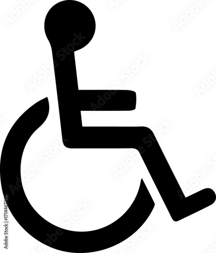 Wheelchair Accessibility Icon – Disability Symbol Vector