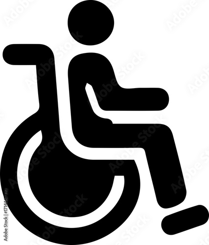 Wheelchair Accessibility Icon – Disability Symbol Vector