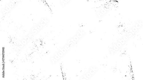 Distressed uneven vector background with abstract debris and dust grain effect. Abstract grunge texture with scratches dust and fine grain isolated on white. 