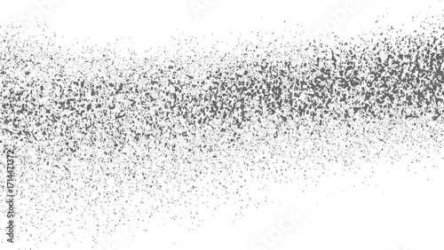 Vintage distressed grunge texture with grainy dust overlay and abstract noise background. Splattered grain noise texture with subtle distressed dust grunge background vector design. 