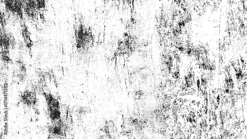 Scratched grunge urban texture vector with dust overlay distressed background design. Abstract scratched grunge backdrop with grainy dust overlay on white background. 