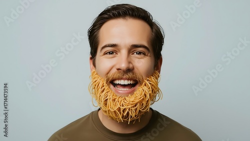 Man with Spaghetti Beard