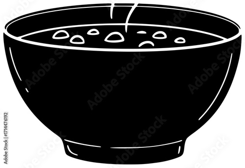bowl illustration soup silhouette lunch logo dinner icon meal outline dish food vegetable healthy vegetarian cuisine homemade plate fresh shape cooked vector graphic background