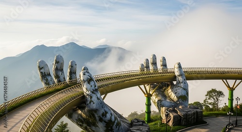 Golden Bridge Vietnam An Architectural Marvel Offering Breathtaking Mountain Views