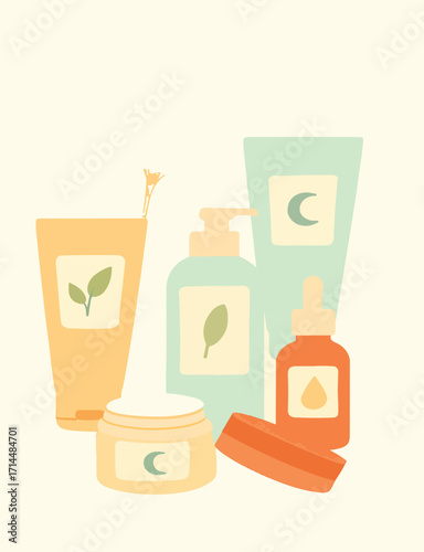 vector illustration of beauty product