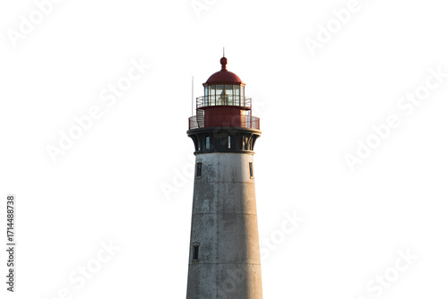 lighthouse on white background