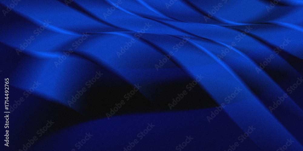 Obraz premium Abstract blue light background with waves