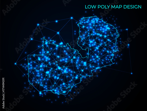 abstract digital networking connectivity vector map design	