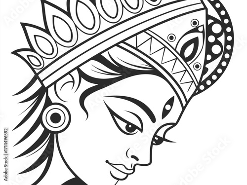 face of a woman