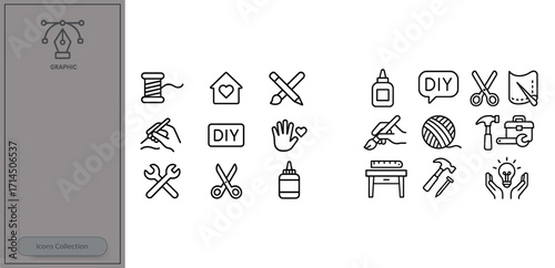 Creative DIY tools and supplies for crafting at home with various activities and materials in a well-organized layout