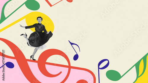 Canvas Print Creative collage