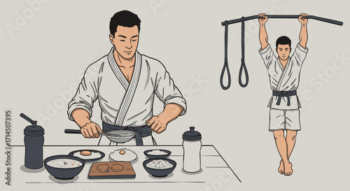 A Martial Artist's Healthy Lifestyle Food and Fitness Balance
