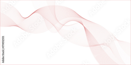 Abstract wave element for design. Digital frequency. Elegant abstract smooth swoosh speed gray wave modern stream. art background. Vector illustration. Wave with lines created using blend.	
