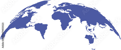 world map on white background
