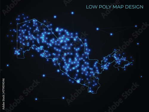 abstract digital networking connectivity vector map design	