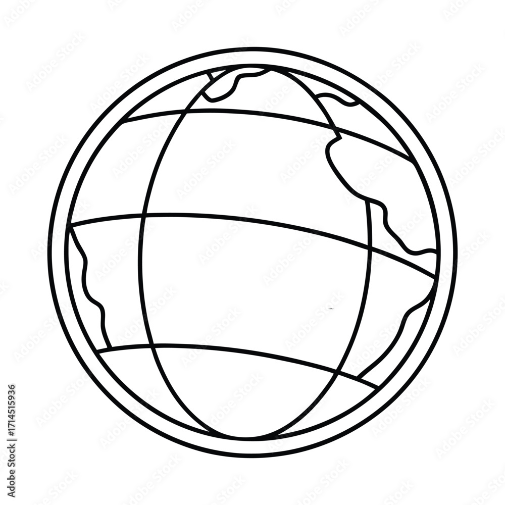 Naklejka premium globe Svg