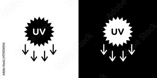 UV icon vector illustration - high quality black style vector icons