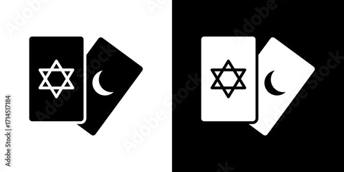 Tarot icon vector illustration - high quality black style vector icons