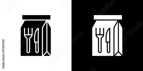 Take away icon vector illustration - high quality black style vector icons