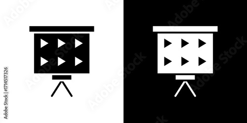 Storyboard icon vector illustration - high quality black style vector icons