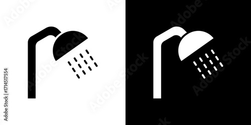 Shower place icon vector illustration - high quality black style vector icons