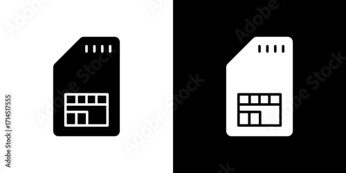 Sim icon vector illustration - high quality black style vector icons