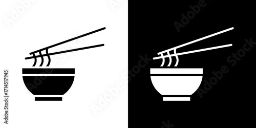 Ramen icon vector illustration - high quality black style vector icons