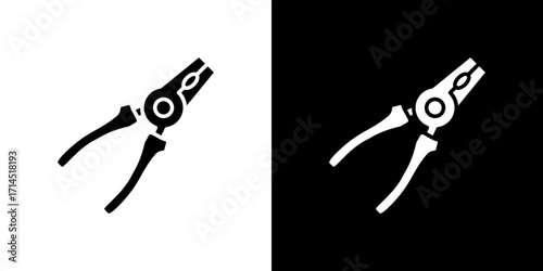 Pliers icon vector illustration - high quality black style vector icons