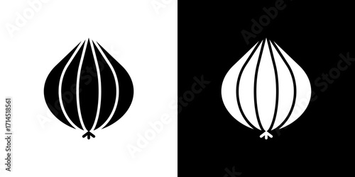 Onion icon vector illustration - high quality black style vector icons