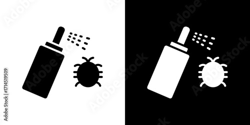 Insecticide icon vector illustration - high quality black style vector icons