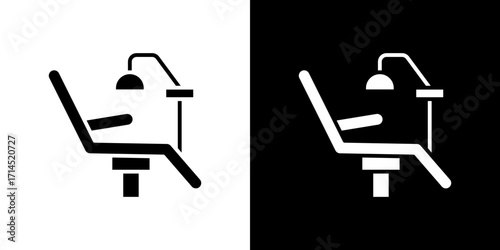 Dentist chair icon vector illustration - high quality black style vector icons