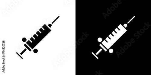 Dental needle icon vector illustration - high quality black style vector icons