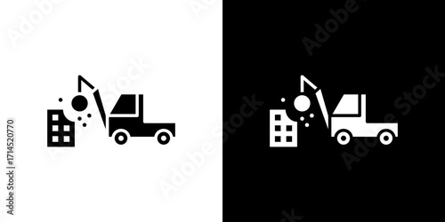 Demolition icon vector illustration - high quality black style vector icons