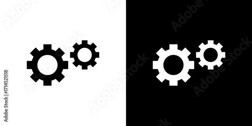 COGS icon vector illustration - high quality black style vector icons