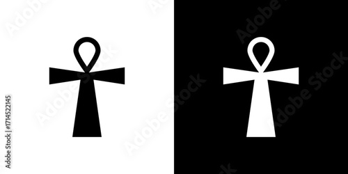 Ankh icon vector illustration - high quality black style vector icons