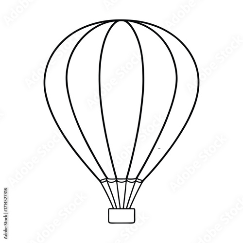 Hot air balloon Svg
