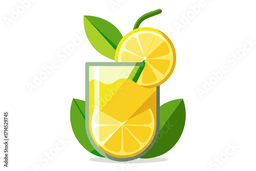 orange juice with lemon