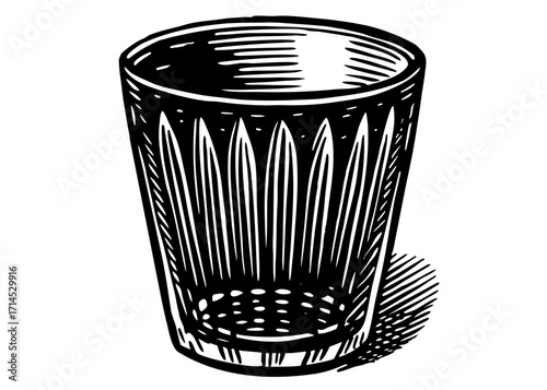 Glass Tumbler Silhouette, Drinkware SVG, PNG
